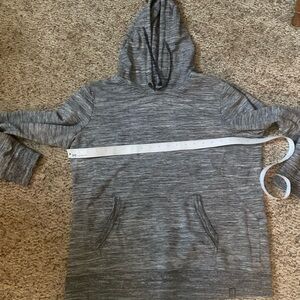 LL bean hoodie gray large